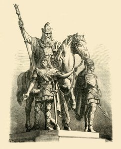 Ruiterstandbeeld van Karel de Grote, Parijs, 1890