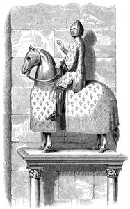 Ruiterstandbeeld van koning Filips de Schone, 1575 1849 door Unbekannt