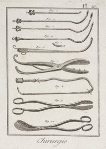 Apparatuur, vroegmoderne chirurgische instrumenten