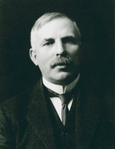 Ernest Rutherford 1871-1937, Nobelprijswinnende atoomfysicus, ca. 1908 door Unbekannt