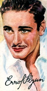 Errol Leslie Thomson Flynn, 1909-1959, Australische filmacteur, 20e eeuw door Unbekannt