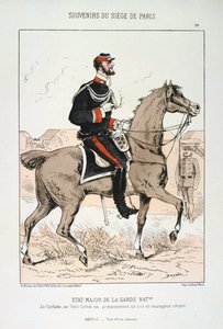 Etat Major van de Nationale Garde, Beleg van Parijs, Frans-Duitse Oorlog, 1870-1871
