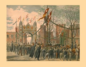 Eton School en de Jongensboog, 1863 door Unbekannt