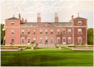 Euston Hall, Suffolk, huis van de hertog van Grafton, 1880 door Unbekannt