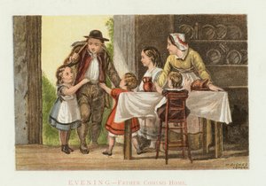 Avond, ca. 1880 door Unbekannt