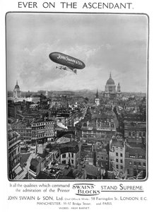Ever on the Ascendant - John Swain & Son, Ltd. advertentie, 1909 door Unbekannt