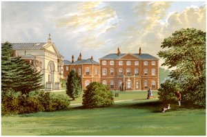 Everingham Park, Yorkshire, huis van Lord Herries, c1880 door Unbekannt
