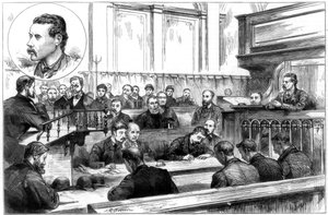 Onderzoek van John F Egan bij de rechtbank van Birmingham, het dynamietcomplot, 1884