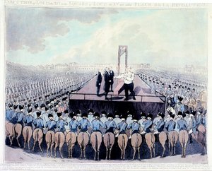Executie van Lodewijk XVI, 1793 door Unbekannt