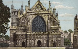Exeter Kathedraal, Westelijke Voorzijde door Unbekannt