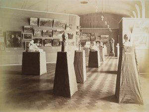 Tentoonstellingshal, Huis van de Vereniging van Literatuur en Kunsten, Rusland, 1910s