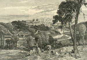 Exter, vanaf Exwick Fields, 1898