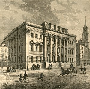 Exterieur van Goldsmiths Hall, 1897