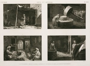 Fabricage, Diverse huisnijverheid, Egypte, c.1798