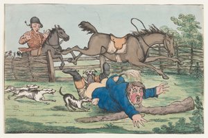 Gevallen ruiter, 1780-1820