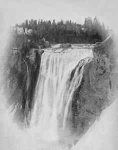 Watervallen van Montmorency, Quebec, c1897