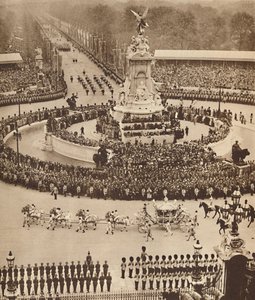 Fanfare van trompetten, roffel van trommels, 12 mei 1937 door Unbekannt
