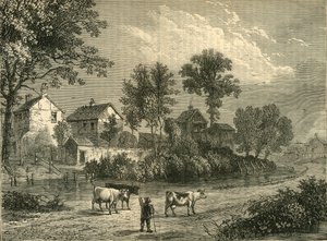 Boerderij in het Regents Park, 1750, ca. 1876 door Unbekannt