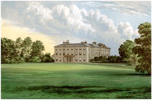 Farnham Lodge, County Cavan, Ierland, huis van Lord Farnham, c1880