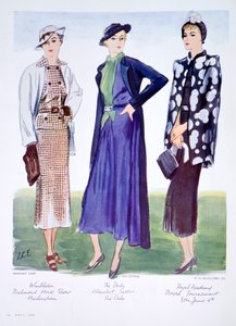 Mode-illustratie, 1935