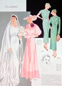 Mode illustratie, 1935