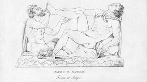Fauno E Satiro Faune et Satyre, ca. 1850