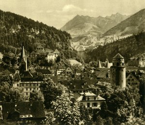 Feldkirch, Vorarlberg, Oostenrijk, c1935 door Unbekannt