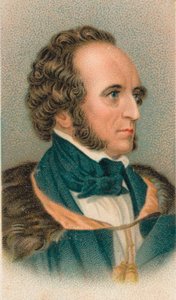 Felix Mendelssohn 1809-1847, Duitse componist, pianist, organist en dirigent, 1911 door Unbekannt