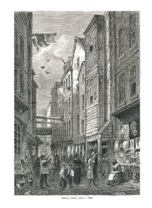 Field Lane rond 1840