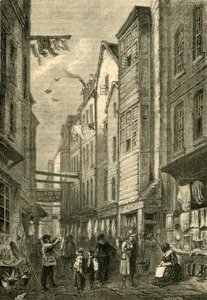 Field Lane rond 1840, ca. 1872