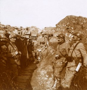 Gevechtseenheid, Ville-sur-Tourbe, Noord-Frankrijk, c1914-c1918