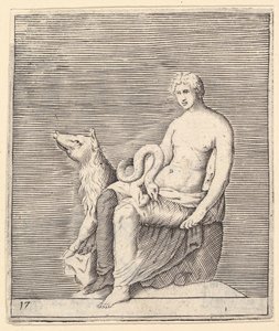 Figuur met Varken en Slang, gepubliceerd ca. 1599-1622
