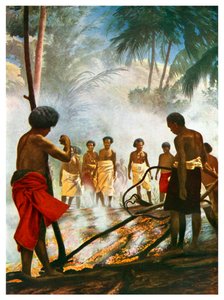 Vuurwandelen in Fiji