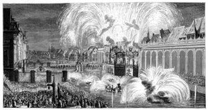Vuurwerk, Straatsburg, 1744, 1885