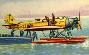 Eerste katapultpostbezorging, 1929 door Unbekannt