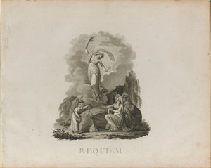 Eerste editie van het Requiem in D mineur, K. 626 door Wolfgang Amadeus Mozart, ca. 1800 door Unbekannt