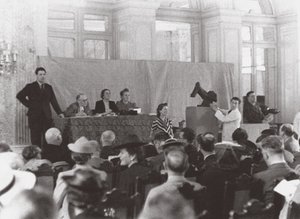 Fischer veiling Entartete Kunst in Luzern, 1939 door Unbekannt