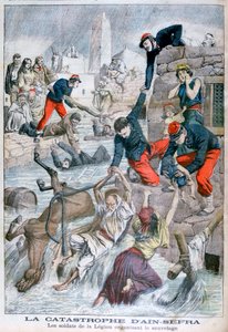 Vloedgolf bij Ain Sefra, Algerije, 1904 door Unbekannt