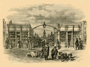 Vlootmarkt, c1872 door Unbekannt