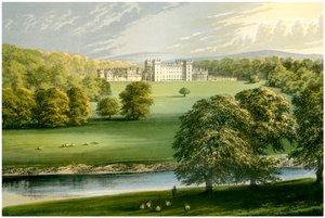 Floors Castle, Roxburghshire, Schotland, Hertog van Roxburghe door Unbekannt