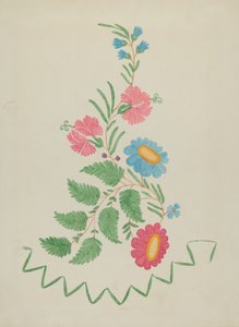 Bloemenmotieven door Unbekannt
