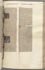 Fol. 194r, Judith, gehistorieerde initiaal A, Judith onthoofdt Holofernes