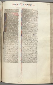 Fol. 365r, Zacharia, gehistorieerde initiaal I, Zacharia met een rol, ca. 1275-1300 door Unbekannt