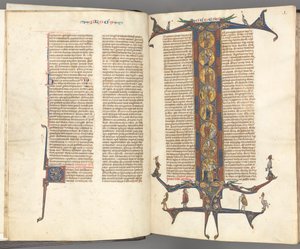 Fol. iii v, Geïllustreerde initiaal