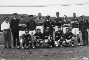 Voetbalteam, Hammerfest, Noord-Noorwegen, 20 juli 1929