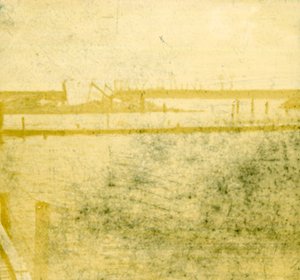 Voetbruggen bij Ramskapelle, België, c1914-c1918