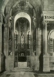 Voor Schotlands Gevallenen - Schots Nationaal Oorlogsmonument. Het heiligdom met zeven glas-in-loodramen door Unbekannt