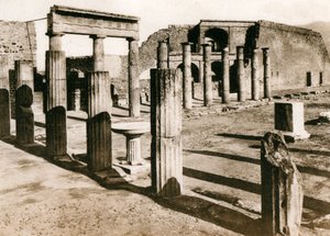 Foro triangolare, Pompeii, Italië, ca. 1900s