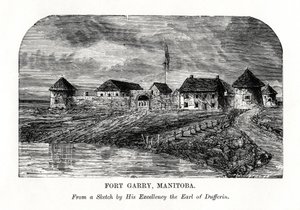 Fort Garry, Manitoba, Canada, eind 19e eeuw door Unbekannt