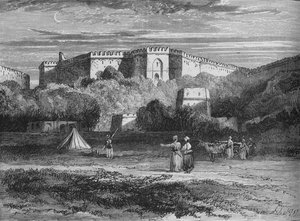 Fort Rhotas, nabij Chillianwallah, c1880 door Unbekannt